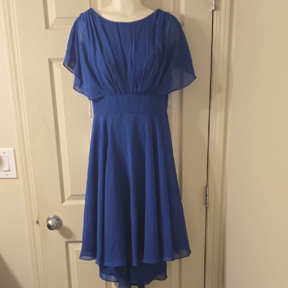 JJs House Royal Blue High Low Dress